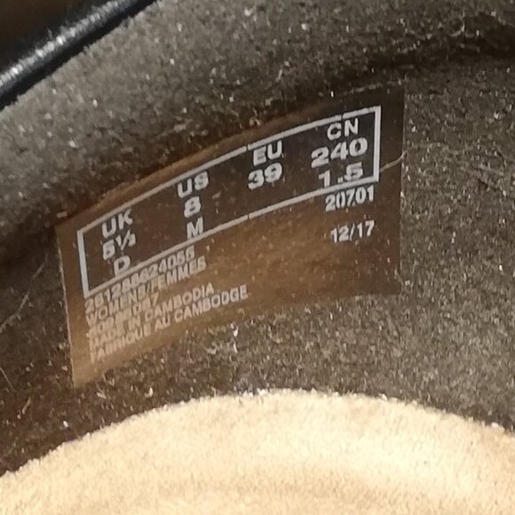 Clarks Unstructured Two Tone Genui Leather Buckle Dressy Work Flats Shoes Size 8 - Picture 11 of 11